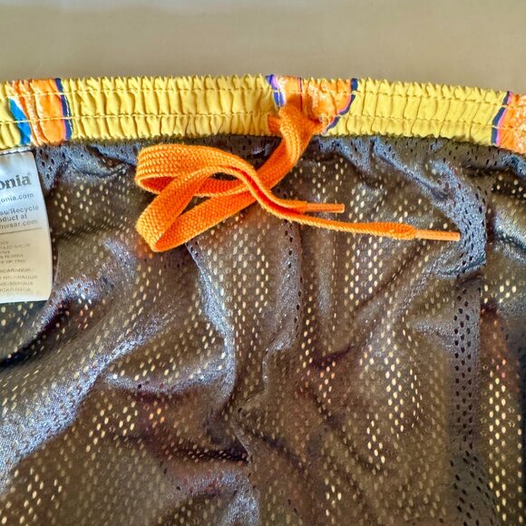 Patagonia Yellow Melon Swim Shorts - Picture 8 of 9